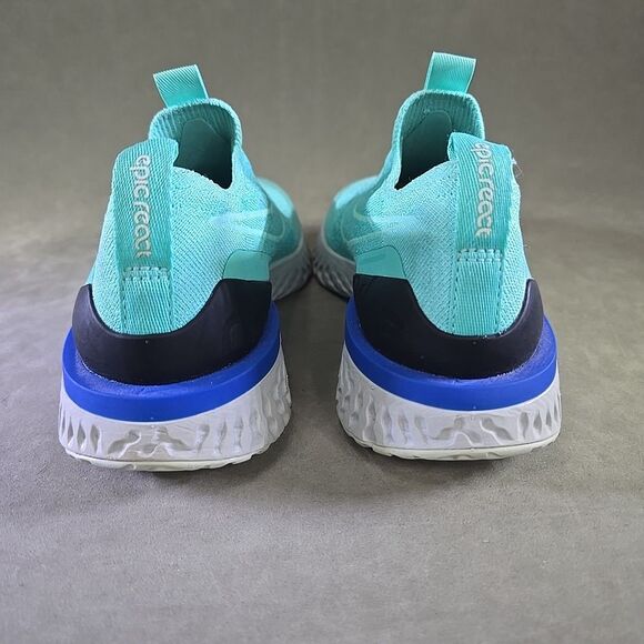 Nike Epic Phantom React Flyknit Running Shoes Mint BV0415-300 Women US Sz 5.5 - Picture 6 of 10